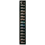 Термометр ЖК (термометр клеящийся на бражную емкость)